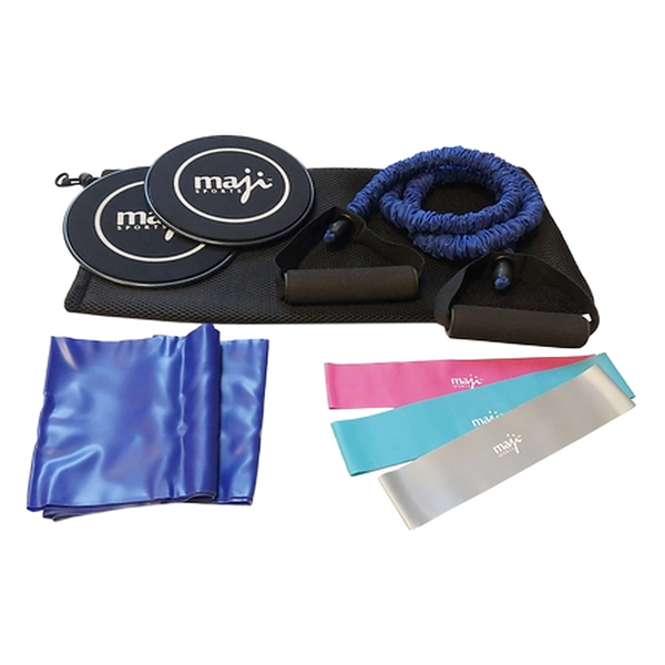 Full-Body Resistance Training Kit - Bands, Tube & Core Sliders
