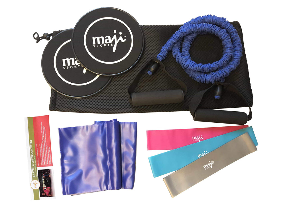 Full-Body Resistance Training Kit - Bands, Tube & Core Sliders